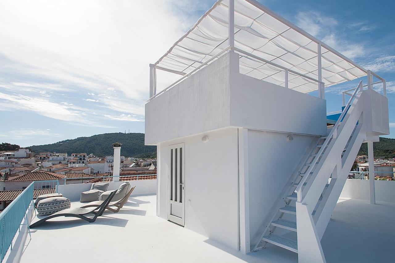 Capolavoro, Boutique Apartment With Unique Rooftop مدينة سكياثوس المظهر الخارجي الصورة