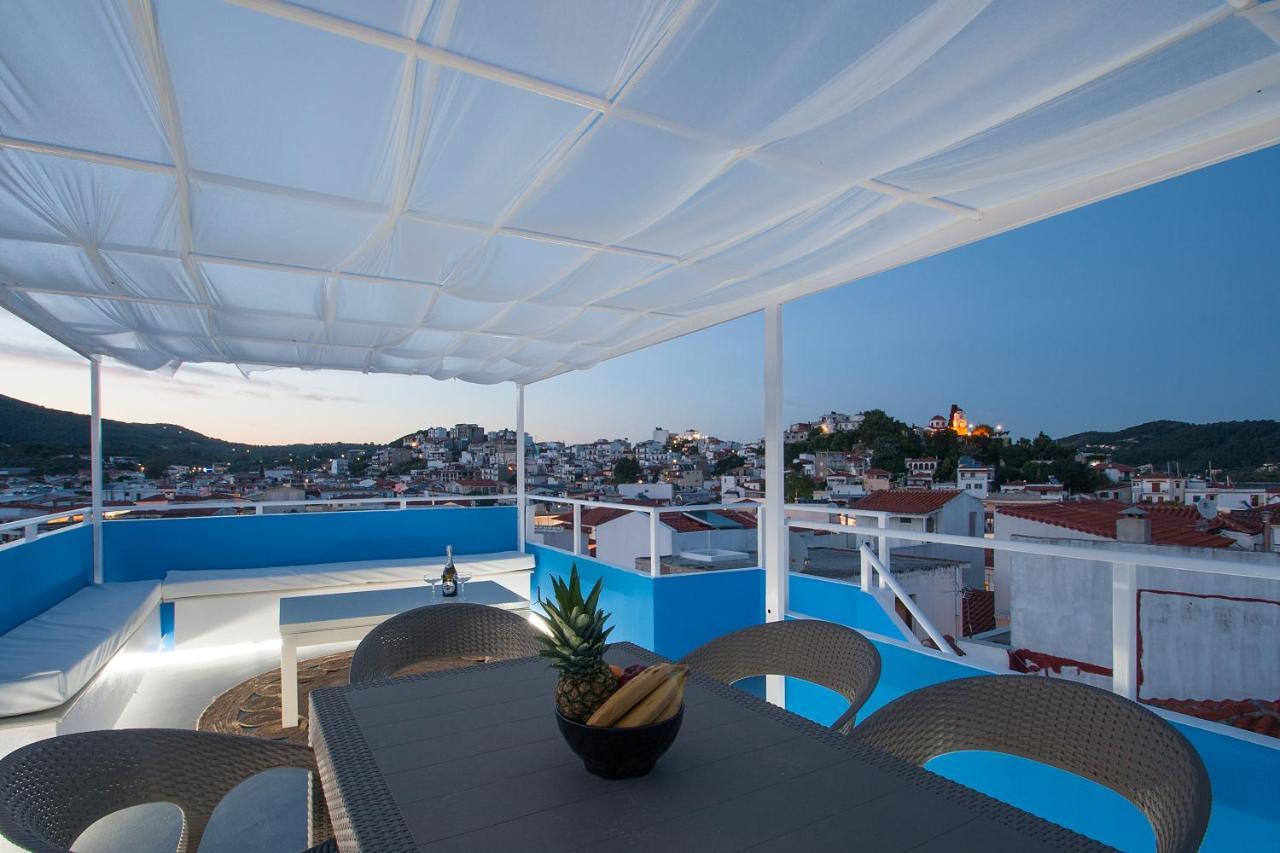 Capolavoro, Boutique Apartment With Unique Rooftop مدينة سكياثوس المظهر الخارجي الصورة